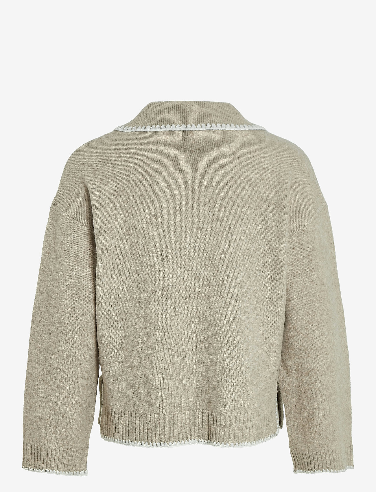 Vila - VIYAZMIN DETAIL KNIT/KA - natural melange - 1