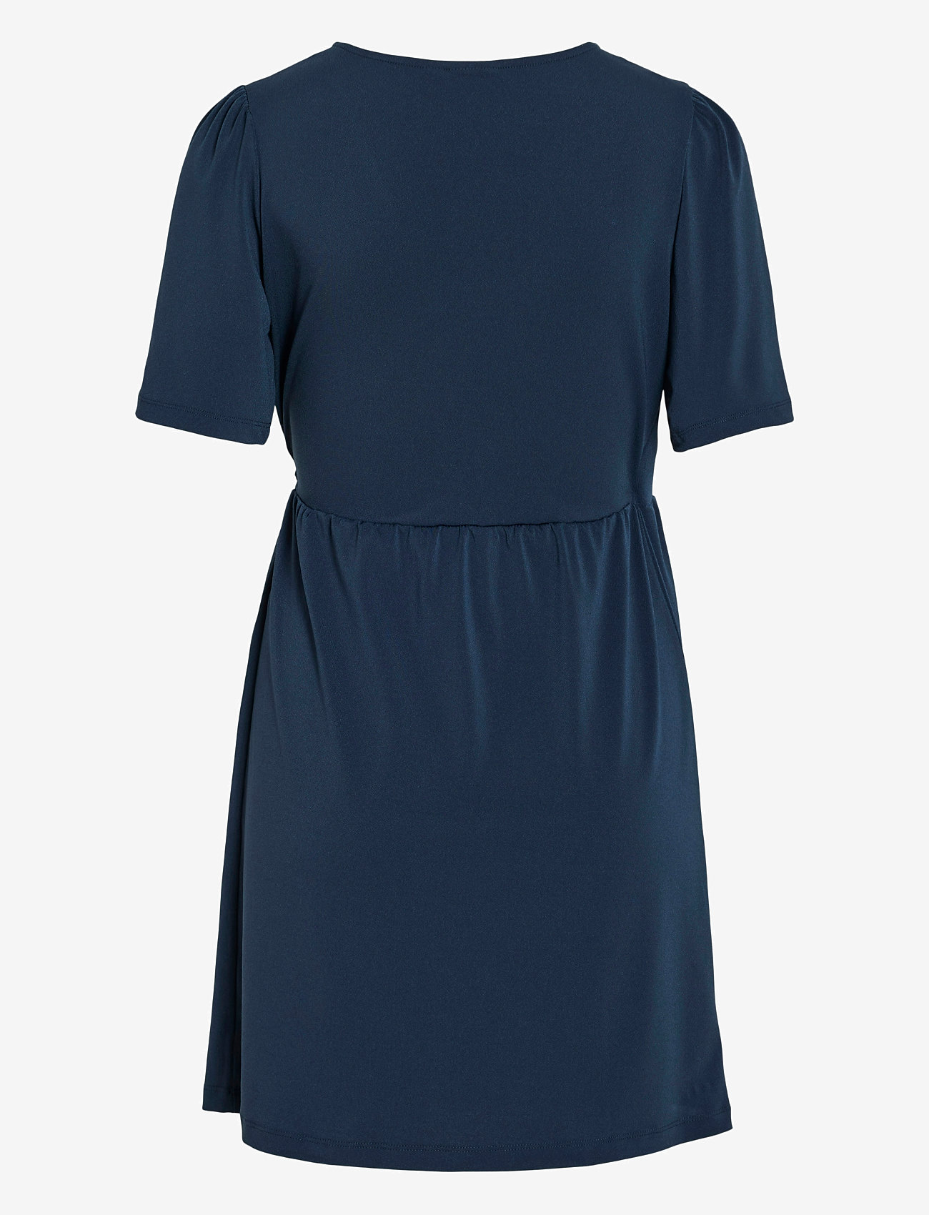Vila - VINAYELI S/S SHORT WRAP DRESS - NOOS - sommerkjoler - navy blazer - 1