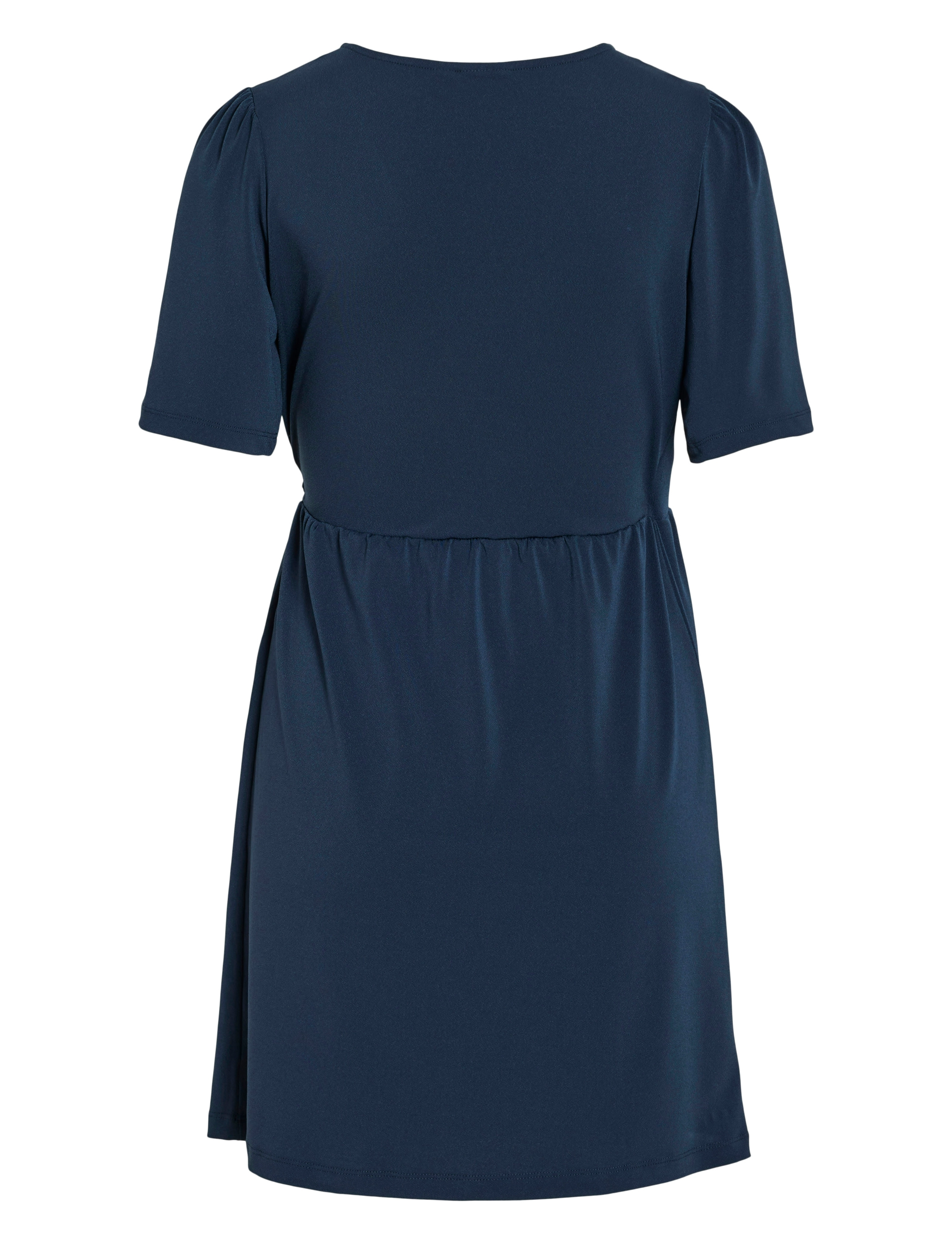 Vila - VINAYELI S/S SHORT WRAP DRESS - NOOS - kesämekot - navy blazer - 2