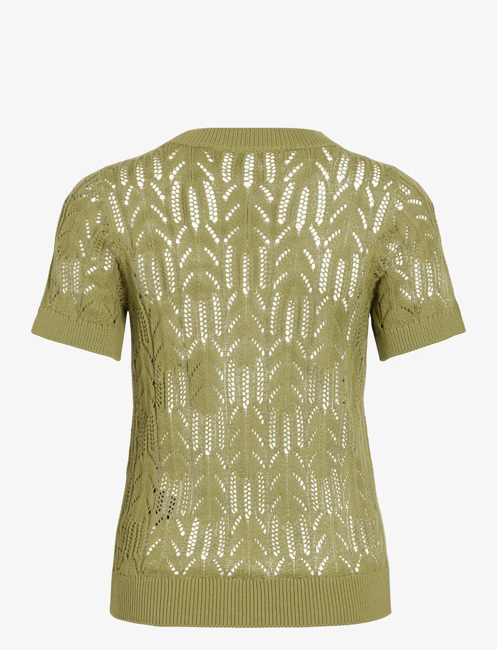 Vila - VICOTTI S/S O-NECK KNIT TOP - NOOS - striktrøjer - sage - 1