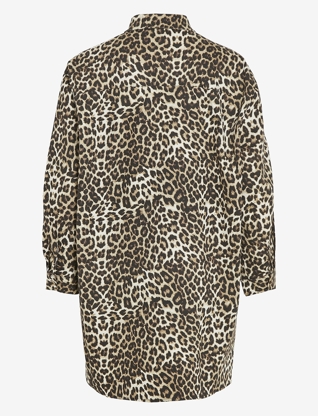 Vila - VILEONOR L/S OVERSIZE DENIM DRESSJULY/LC - denimkjoler - caramel cafÉ - 1