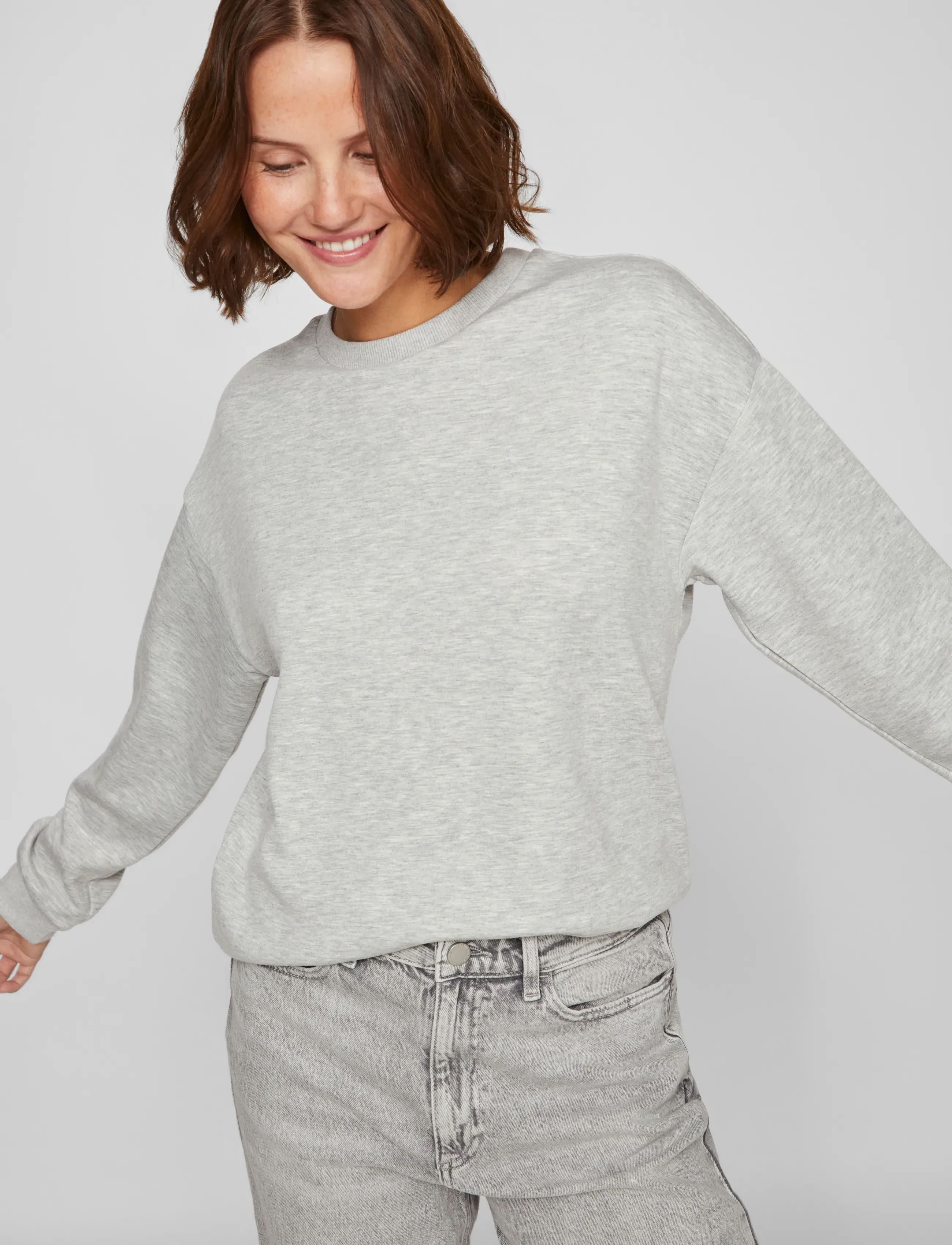 VILA Visandy L/S Sweat Top Noos sweatshirts dam – bild 5