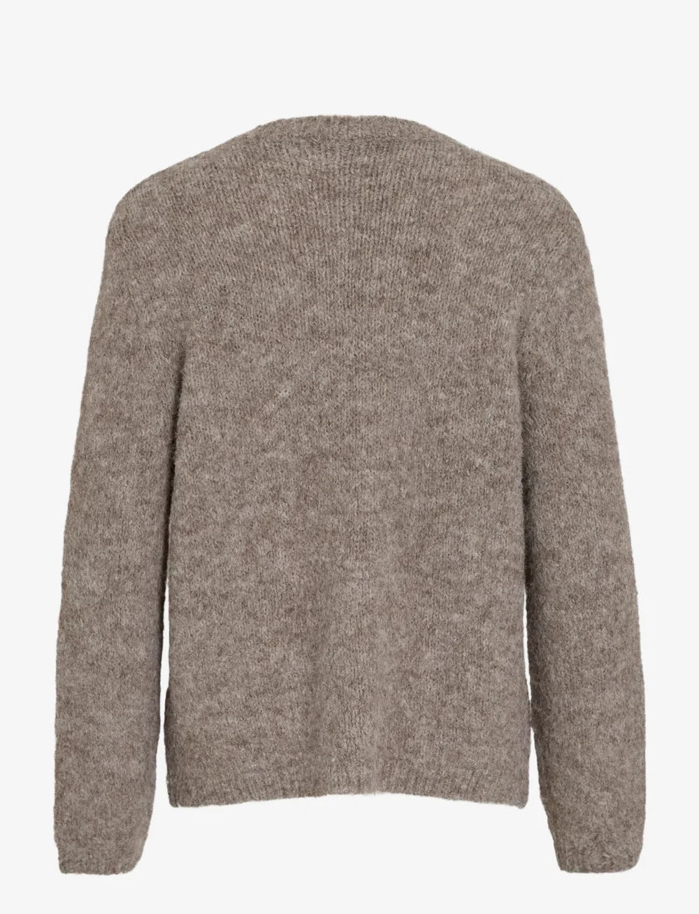 Vila - VIBOWS L/S KNIT CARDIGAN/LN/1 - cardigans - dark natural melange - 2