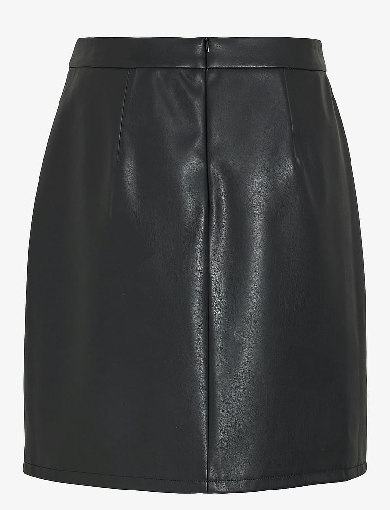 Vila - VIDAGMAR NEW HW SHORT SKIRT - korte nederdele - black beauty - 1