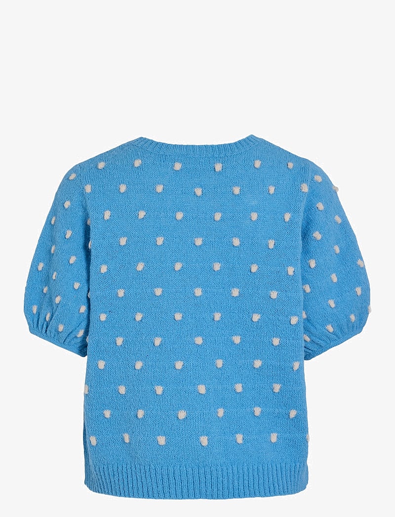 Vila - VIDOTTIE 2/4 SLEEVE KNIT TOP - neulepuserot - blissful blue - 2