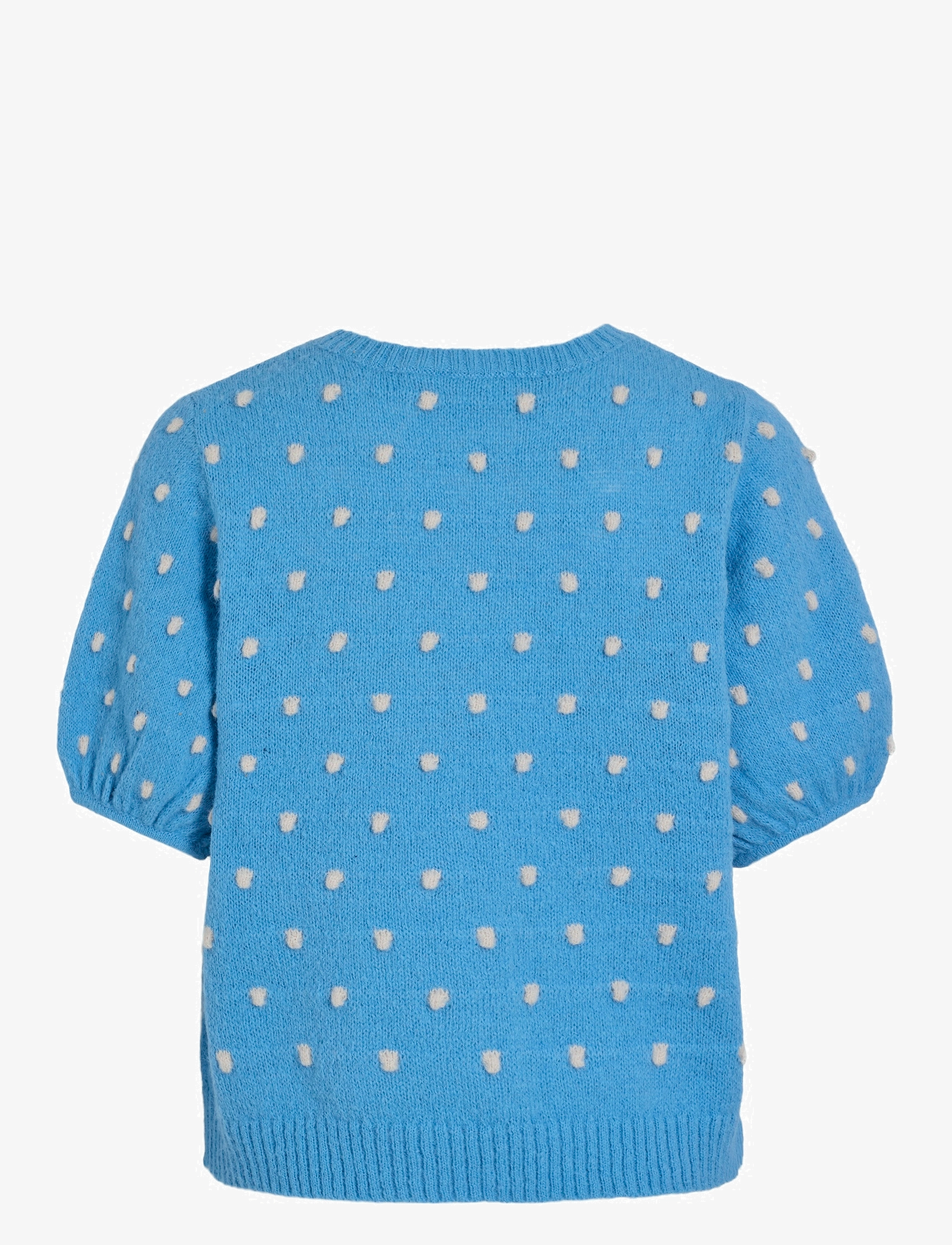 Vila - VIDOTTIE 2/4 SLEEVE KNIT TOP - jumpers - blissful blue - 2