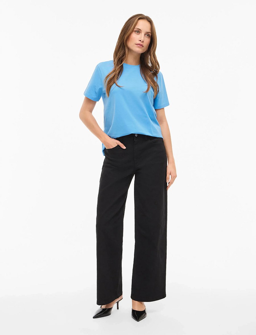 Vila - VINORA S/S T-SHIRT - NOOS - t-särgid - all aboard - 4
