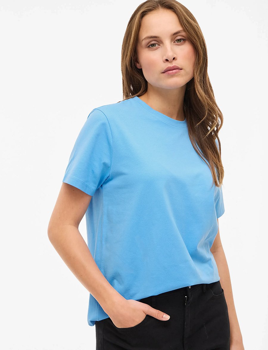 Vila - VINORA S/S T-SHIRT - NOOS - t-särgid - all aboard - 5