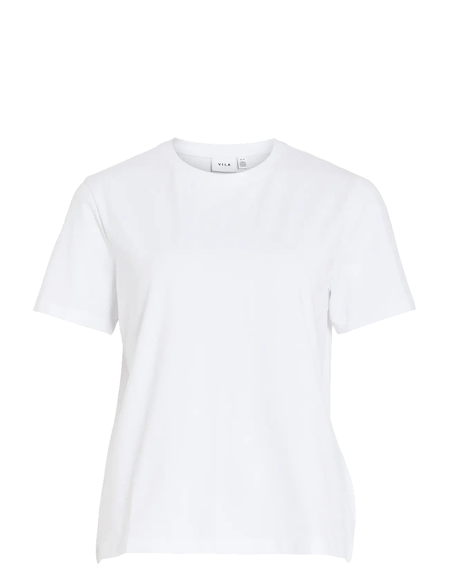 Vila - VINORA S/S T-SHIRT - NOOS - t-särgid - bright white - 1