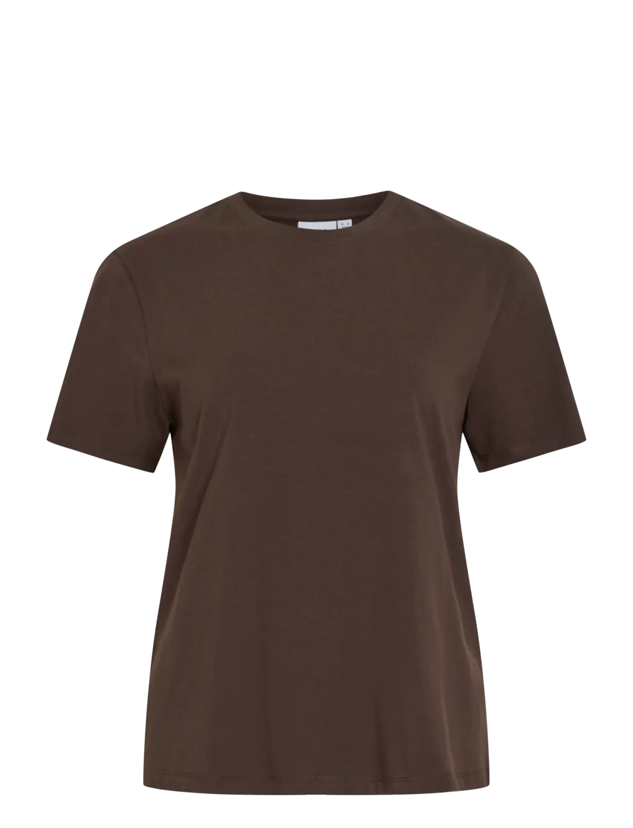 Vila VINORA S/S T-SHIRT - NOOS - T-Shirts & Tops - COFFEE BEAN / brown