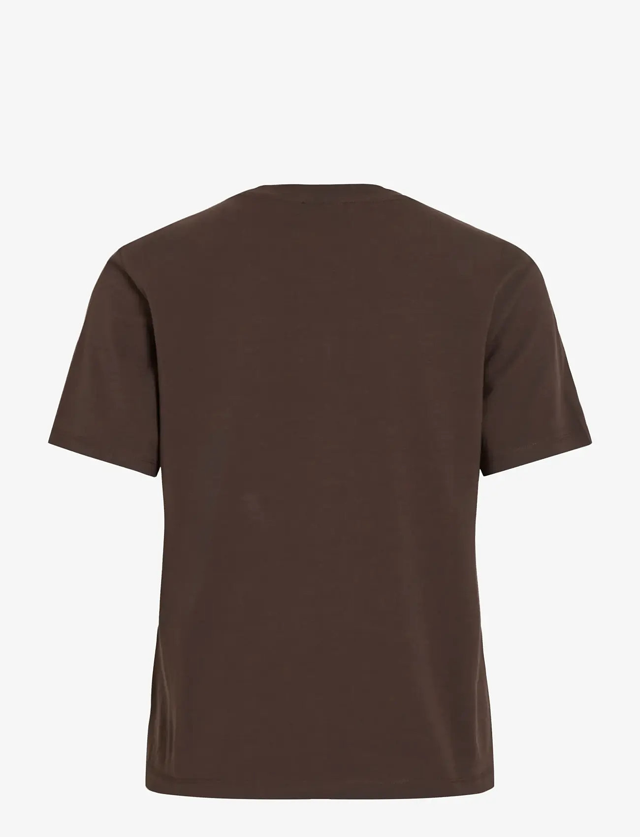 Vila - VINORA S/S T-SHIRT - NOOS - t-särgid - coffee bean - 2