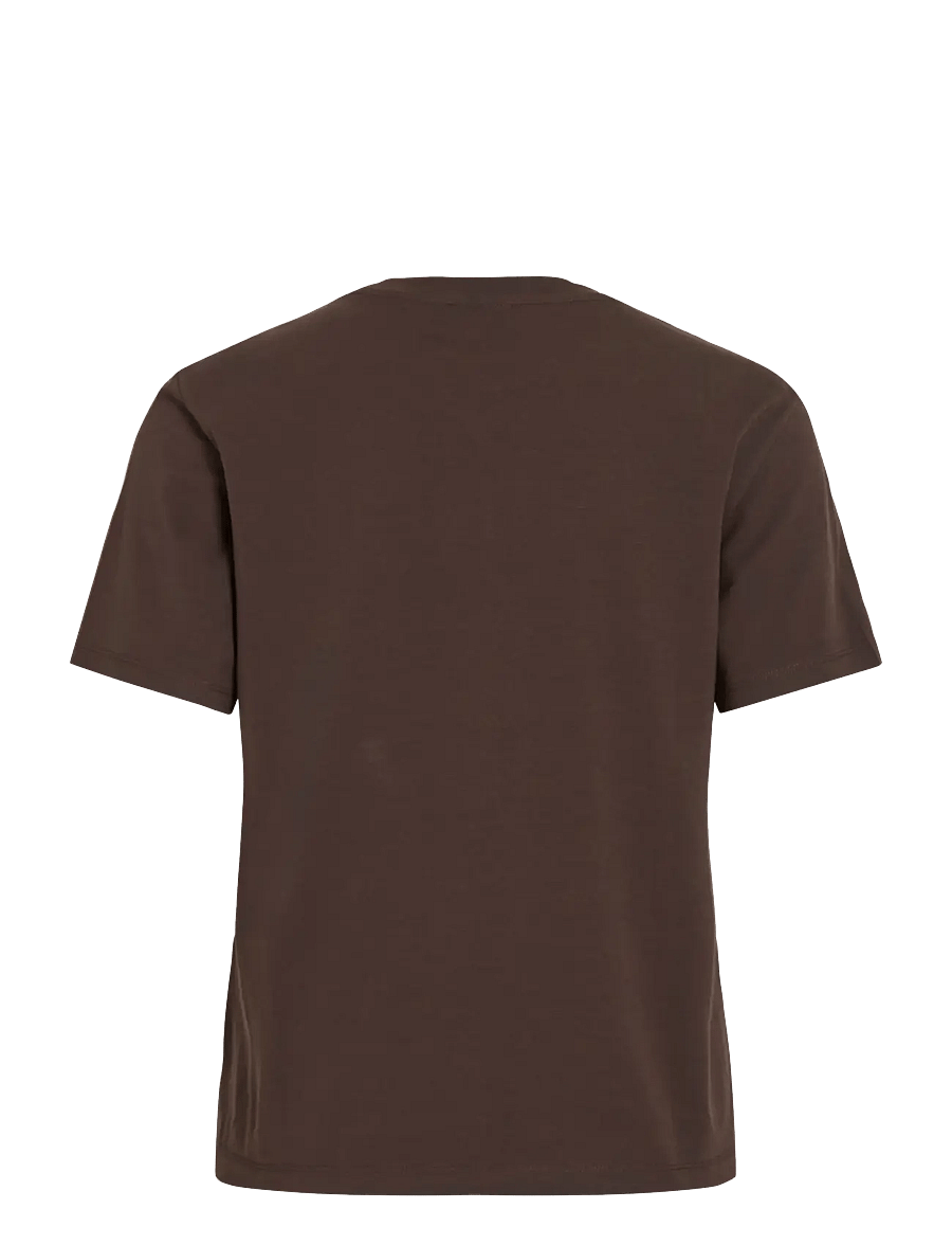 Vila - VINORA S/S T-SHIRT - NOOS - t-särgid - coffee bean - 2