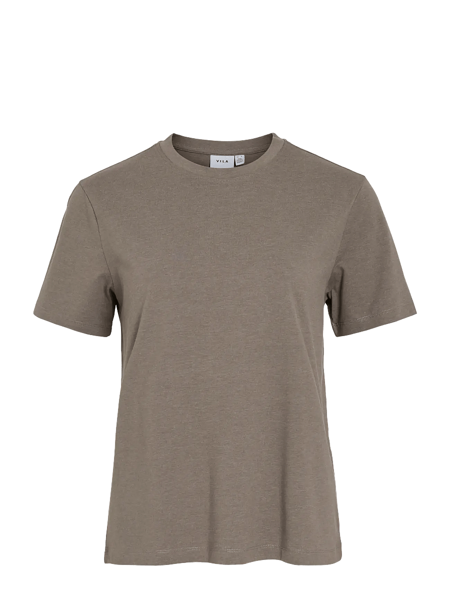 Vila - VINORA S/S T-SHIRT - NOOS - t-shirts - falcon - 1