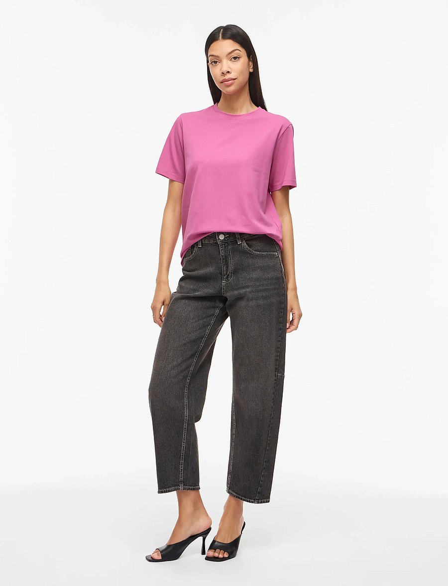 Vila - VINORA S/S T-SHIRT - NOOS - t-särgid - fiji flower - 4