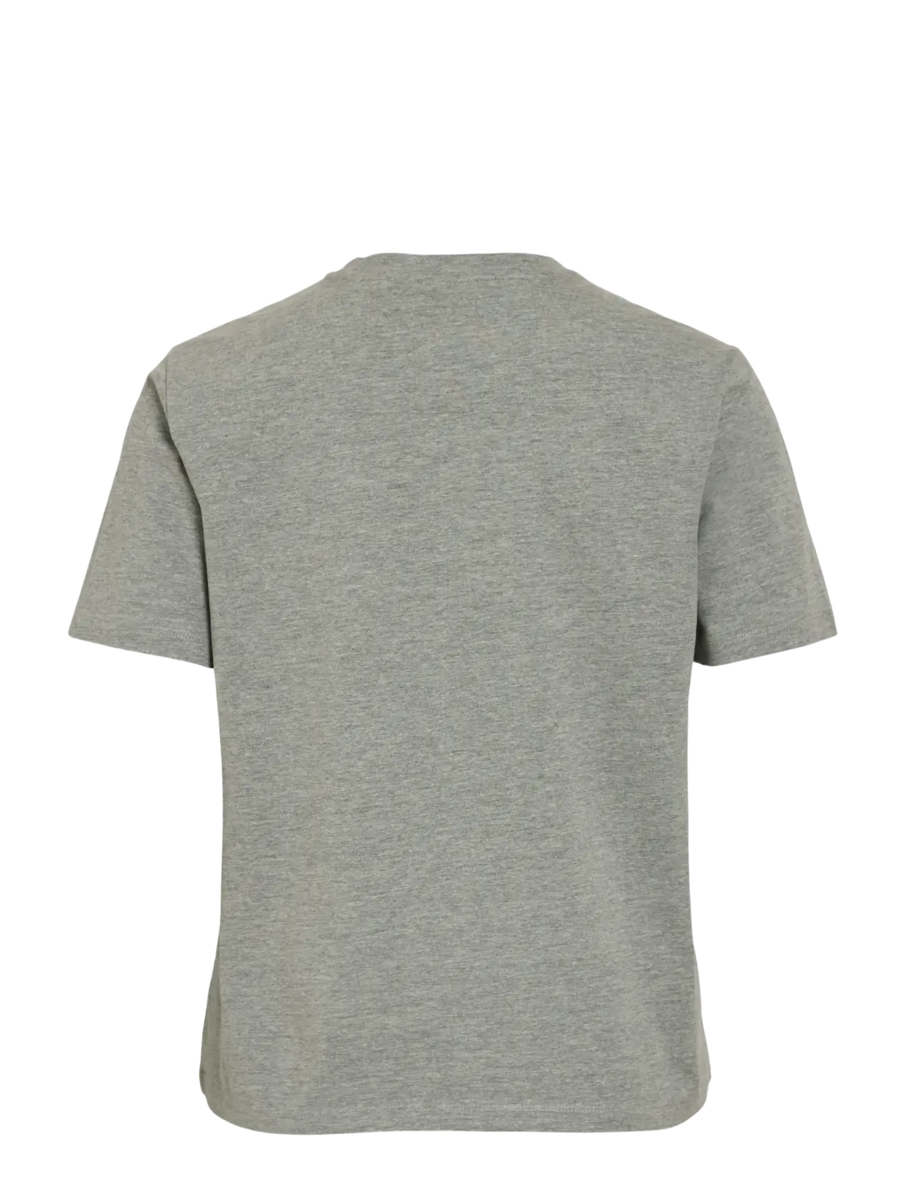 Vila - VINORA S/S T-SHIRT - NOOS - t-shirts - medium grey melange - 2