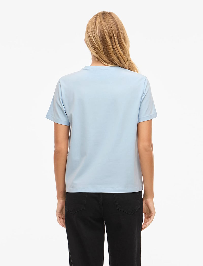 Vila - VINORA S/S T-SHIRT - NOOS - t-shirts - nantucket breeze - 3