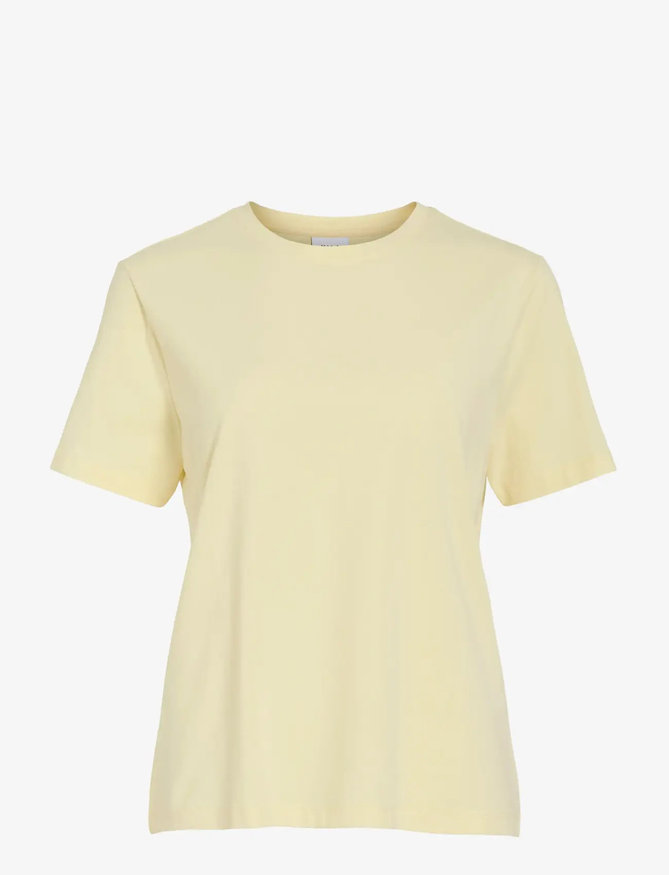 Vila - VINORA S/S T-SHIRT - NOOS - t-särgid - pastel yellow - 1