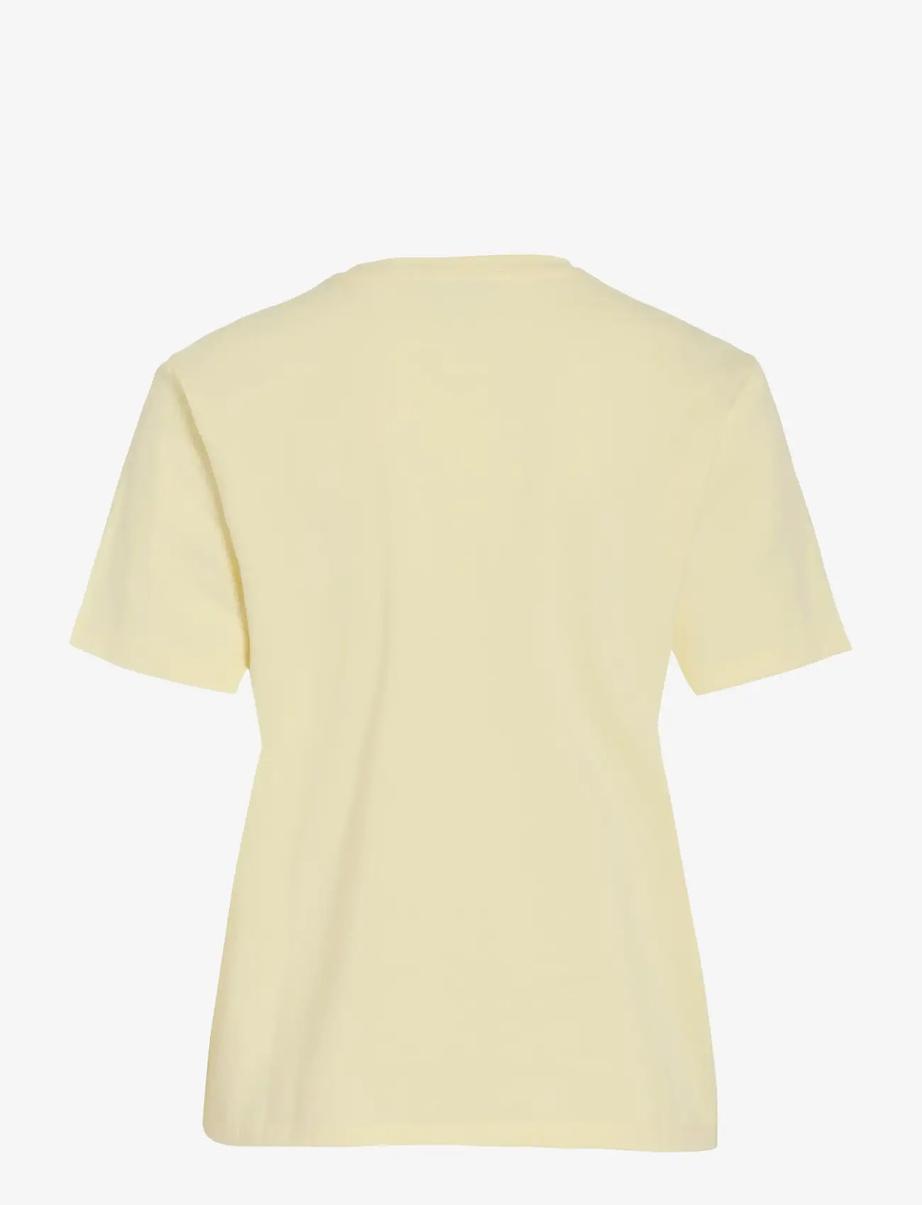 Vila - VINORA S/S T-SHIRT - NOOS - t-särgid - pastel yellow - 2