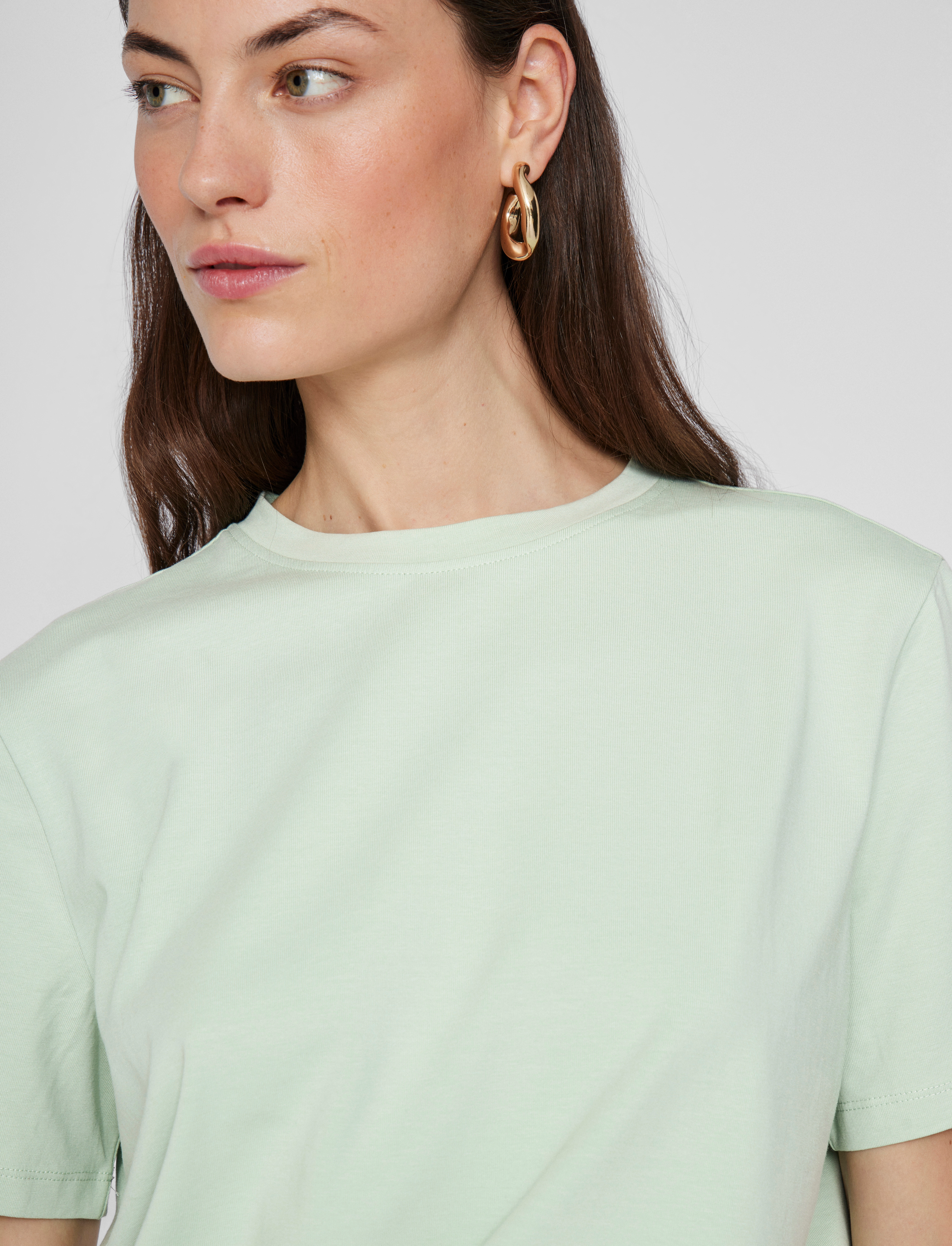 Vila - VINORA S/S T-SHIRT - NOOS - stuttermarbolir - silt green - 4