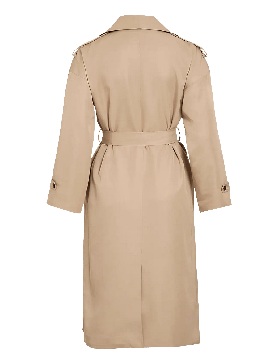 Vila - VIADDISON L/S LONG TRENCHCOAT - NOOS - trenchcoats - savannah tan - 2