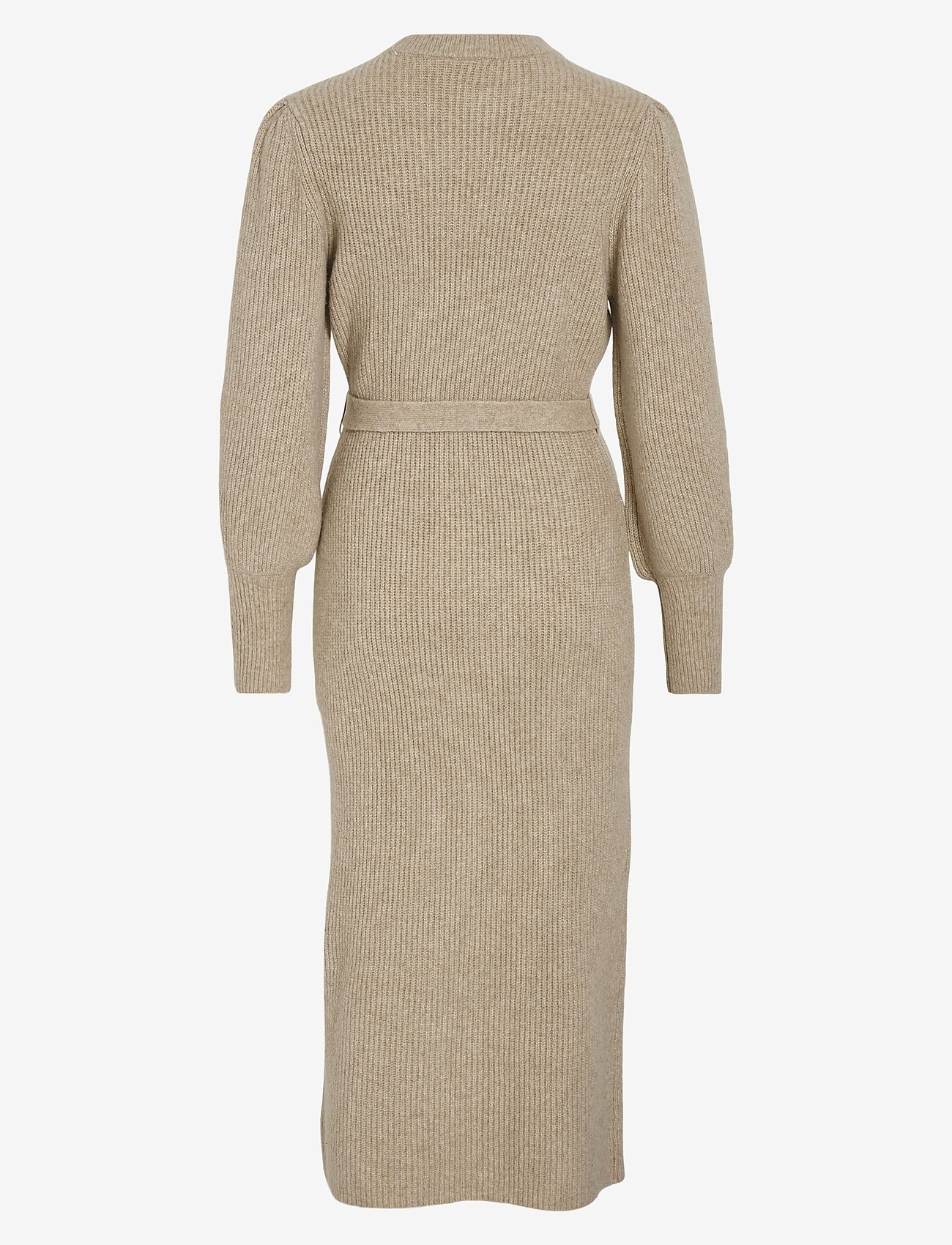 Vila - VITULLE L/S MIDI KNIT DRESS/KA - natural melange - 1