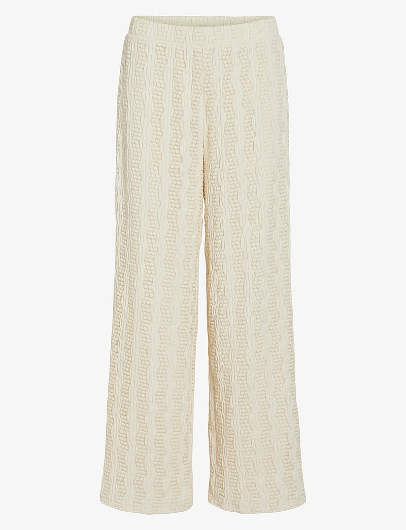 Vila - VILUMENA HW WIDE PANTS - wijde broeken - birch - 1