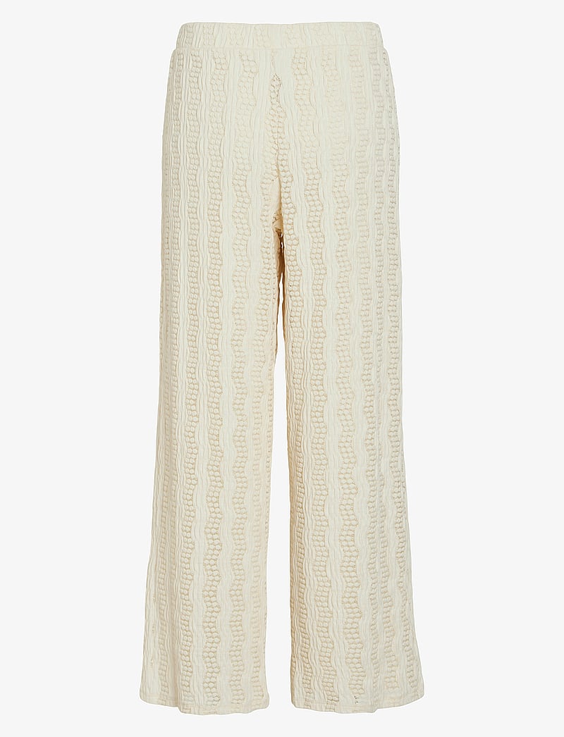 Vila - VILUMENA HW WIDE PANTS - wijde broeken - birch - 2