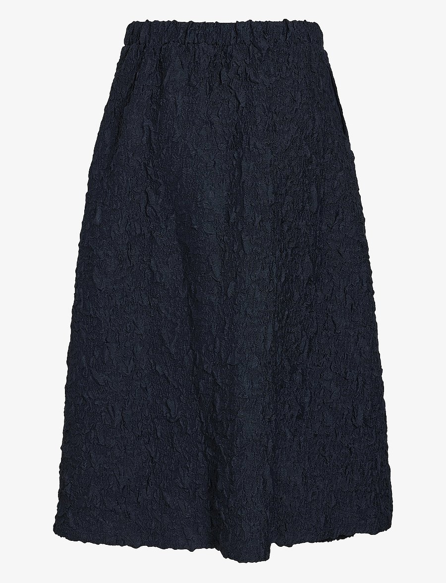Vila - VISOPHIA HW VOLUME MIDI SKIRT/DC - midi-röcke - navy blazer - 2
