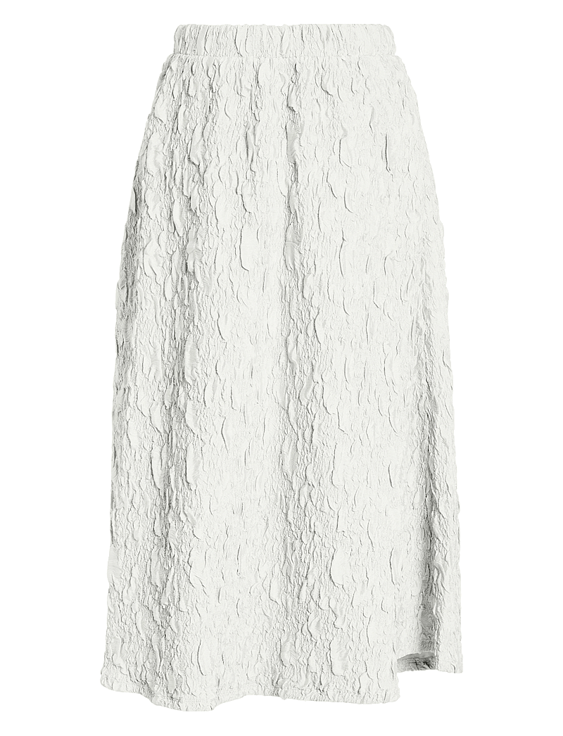 Vila - VISOPHIA HW VOLUME MIDI SKIRT/DC - midi nederdele - snow white - 1