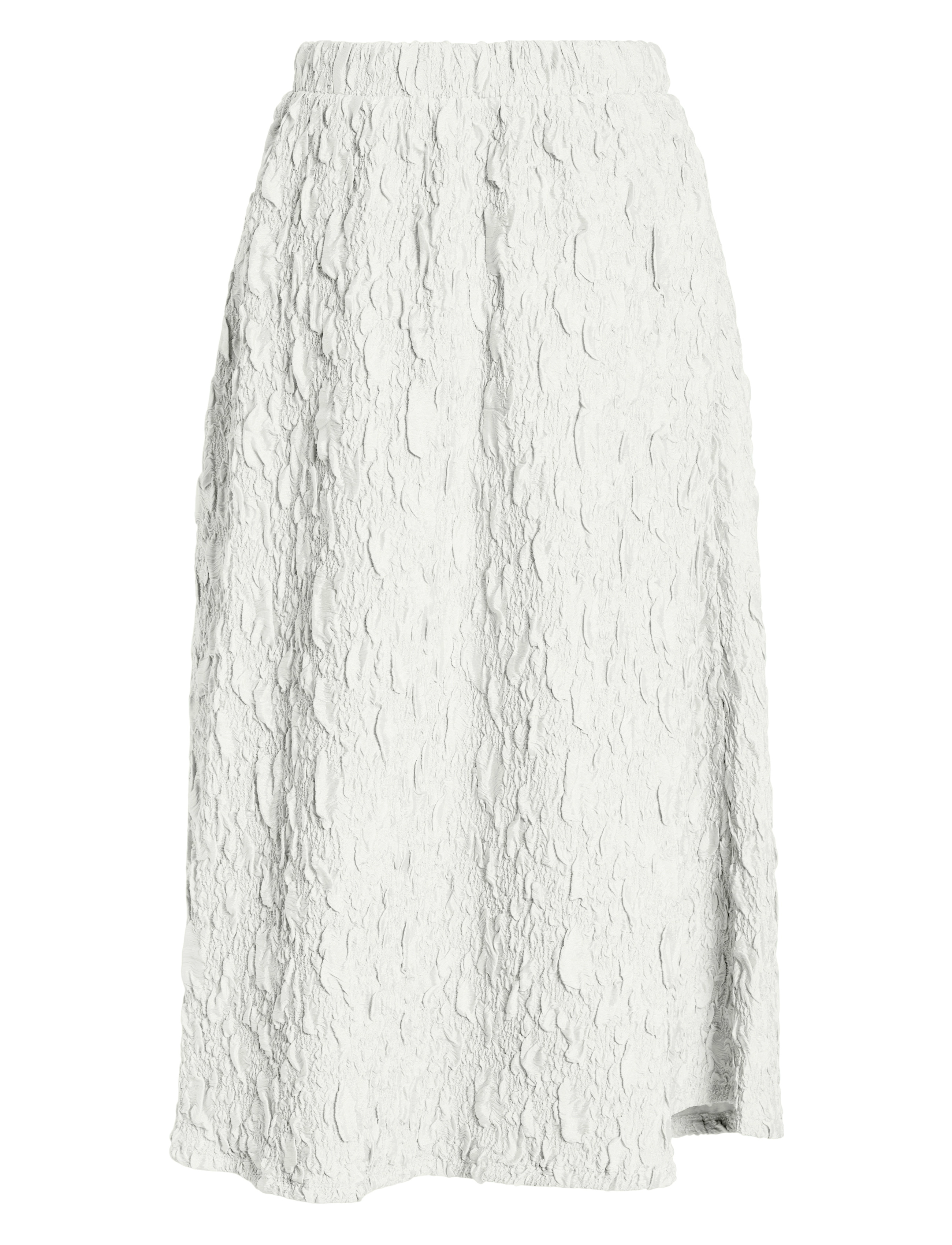Vila - VISOPHIA HW VOLUME MIDI SKIRT/DC - midi nederdele - snow white - 2