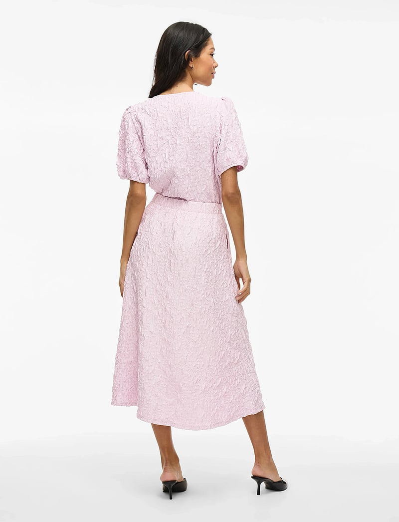 Vila - VISOPHIA HW VOLUME MIDI SKIRT/DC - midi skirts - winsome orchid - 3