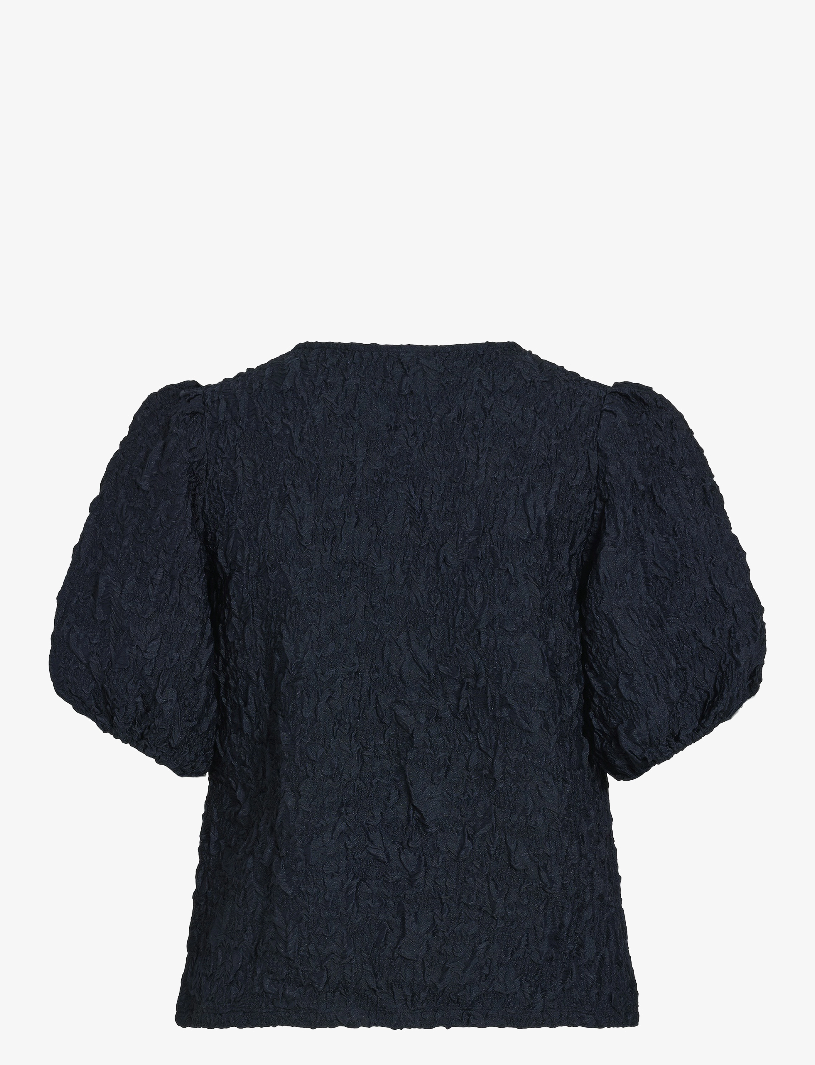 Vila - VISOPHIA O-NECK 2/4 TOP/DC - kortærmede bluser - navy blazer - 2