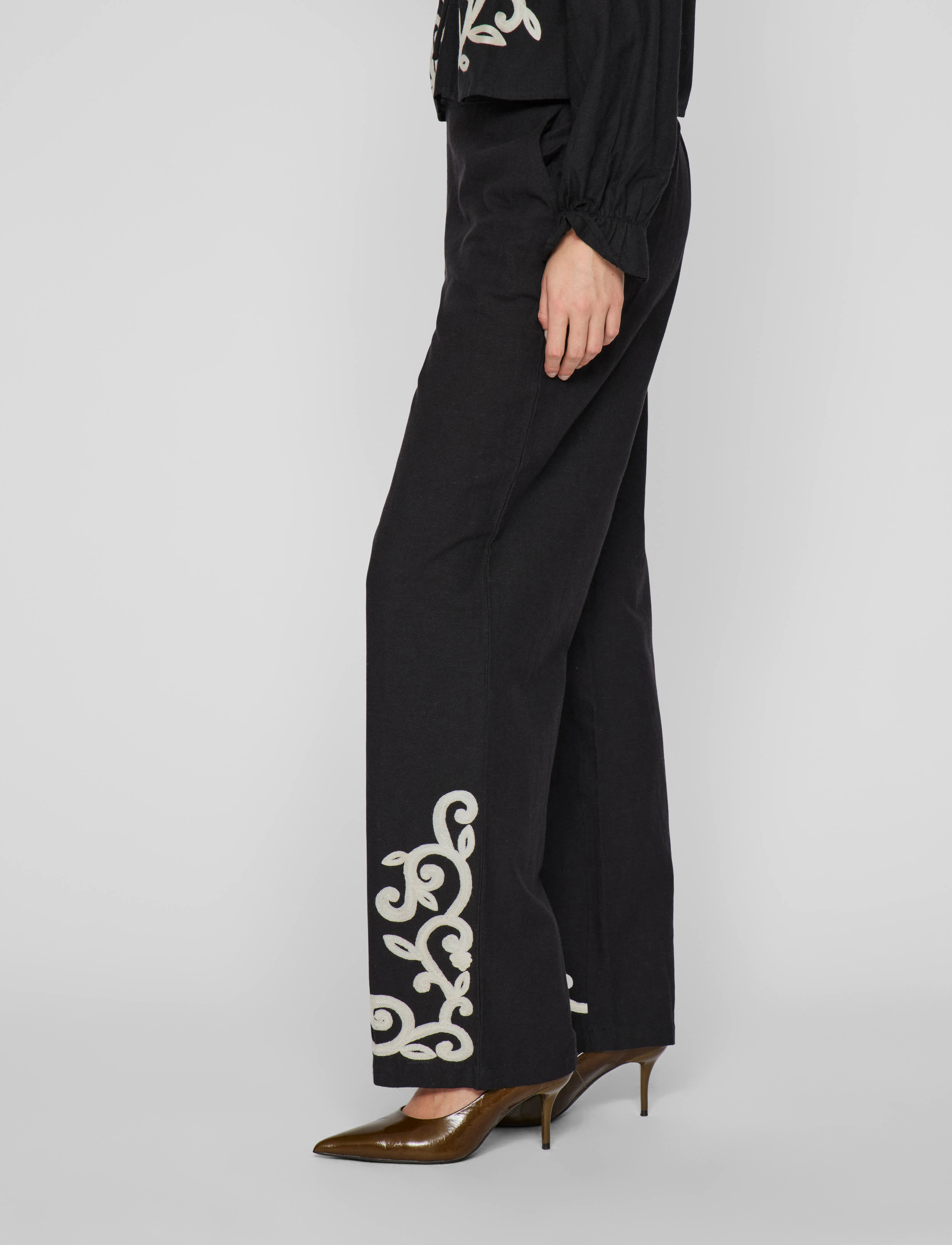 VILA Vipolene Hw Pants kostymbyxor dam – bild 4