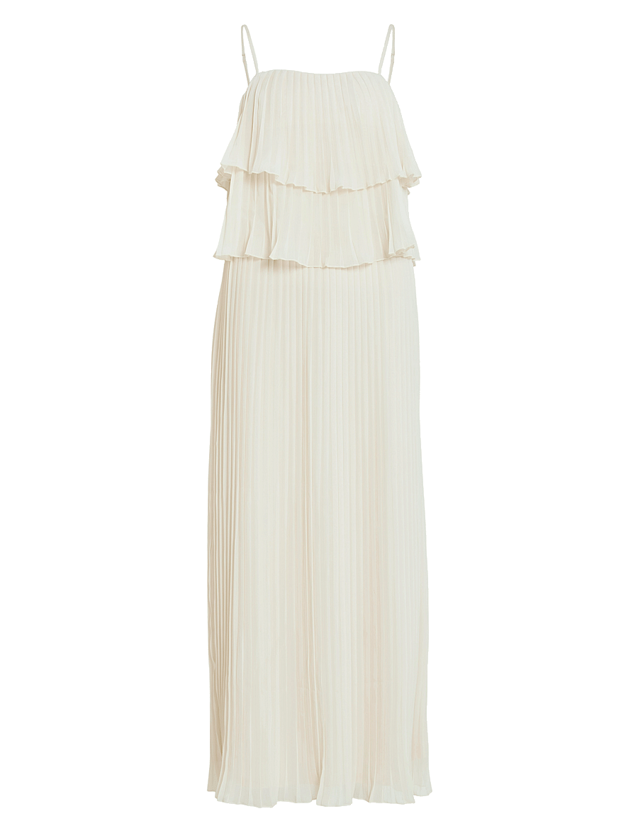 Vila - VICHIFFAN SINGLET PLEAT DRESS - NOOS/DC - abendkleider - birch - 1