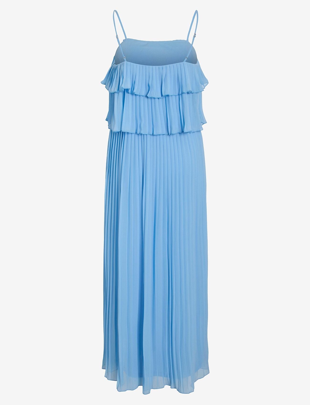 Vila - VICHIFFAN SINGLET PLEAT DRESS - NOOS/DC - aftonklänningar - blissful blue - 2