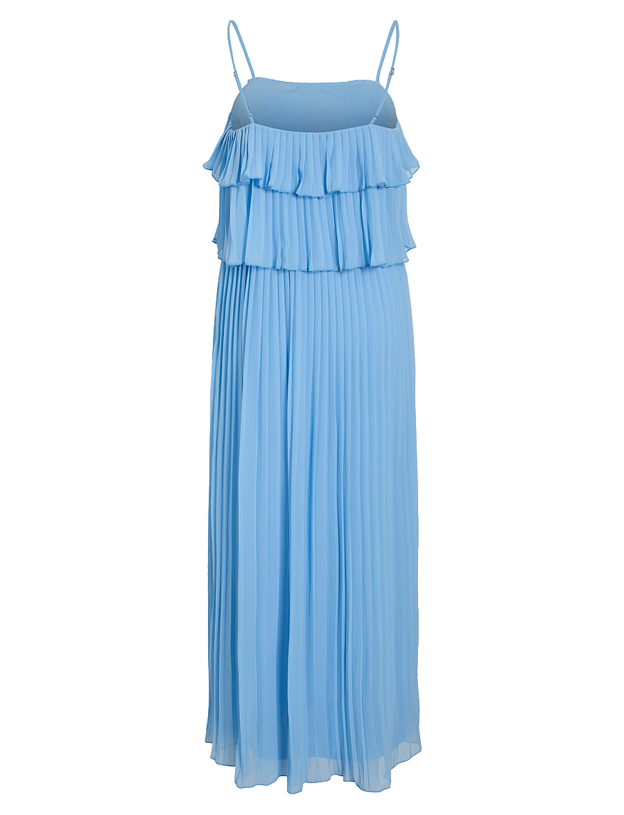 Vila - VICHIFFAN SINGLET PLEAT DRESS - NOOS/DC - abendkleider - blissful blue - 2