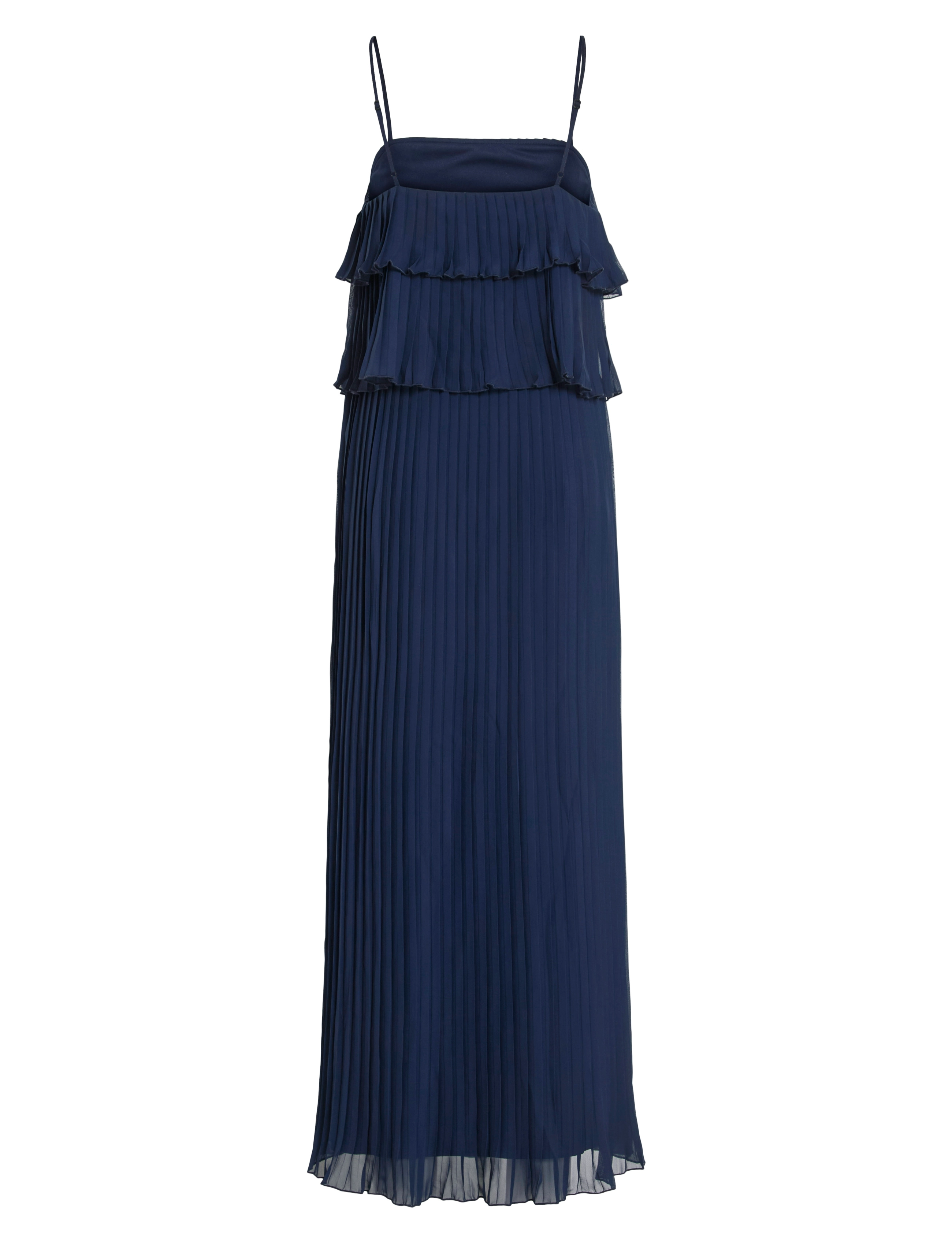 Vila - VICHIFFAN SINGLET PLEAT DRESS - NOOS/DC - konfirmationstøj - navy blazer - 2
