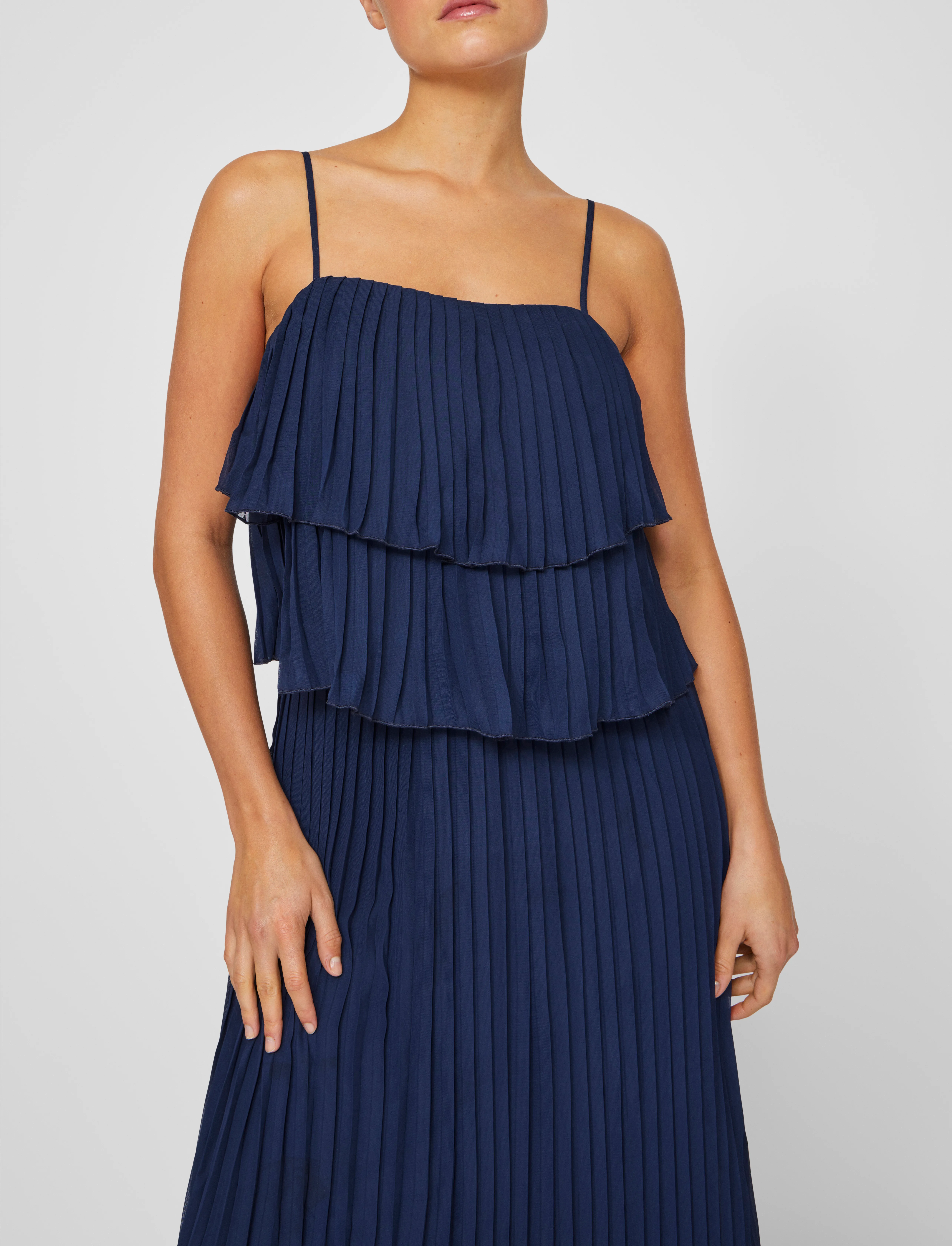 VILA Vichiffan Singlet Pleat Dress Noos/Dc maxiklänningar dam – bild 5