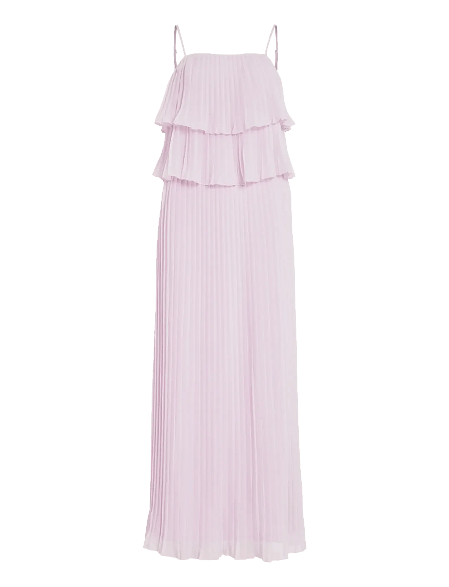 Vila - VICHIFFAN SINGLET PLEAT DRESS - NOOS/DC - abendkleider - winsome orchid - 1