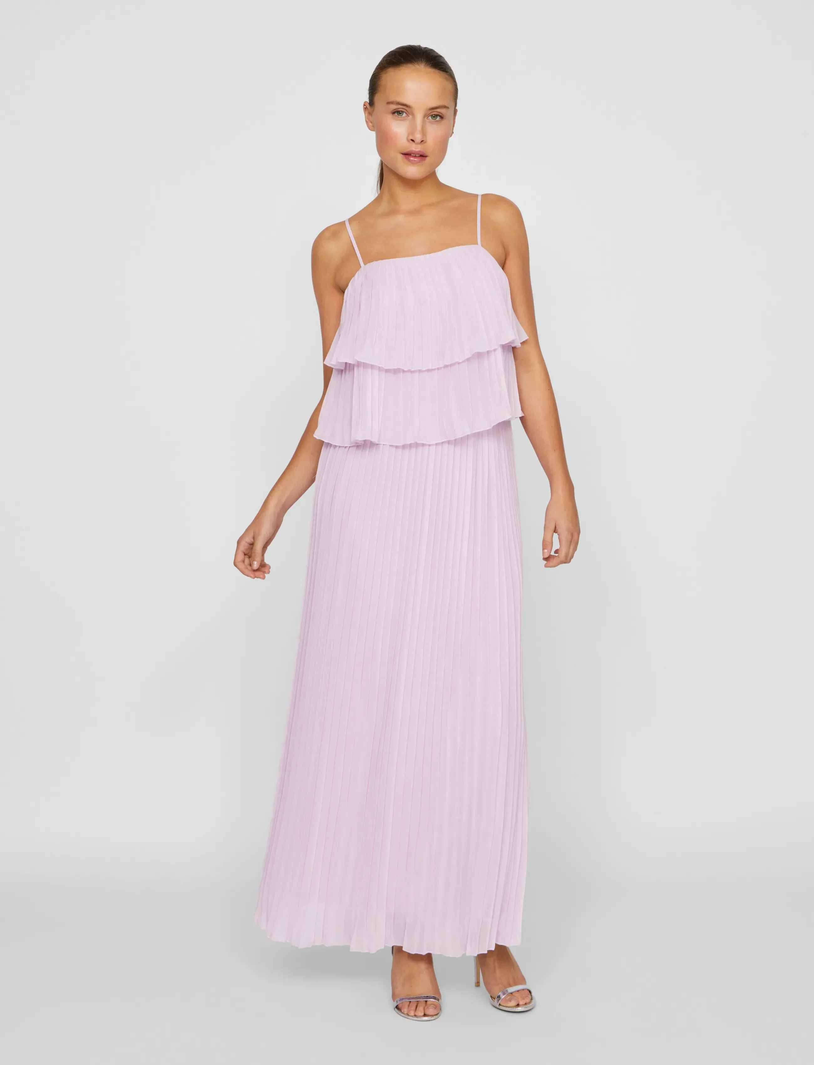 Vila VICHIFFAN SINGLET PLEAT DRESS - NOOS/DC - Kleider - WINSOME ORCHID / pink/rose