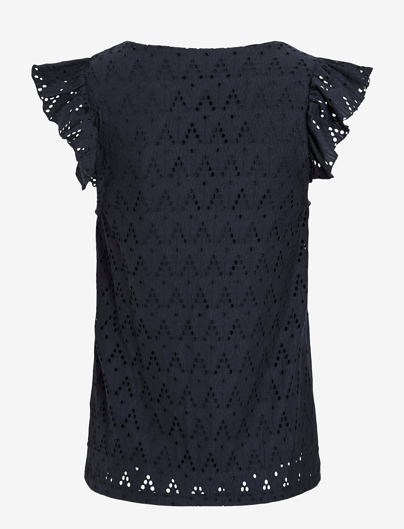 Vila - VIAMALINA V-NECK C/S TOP/PB - Ærmeløse bluser - navy blazer - 1