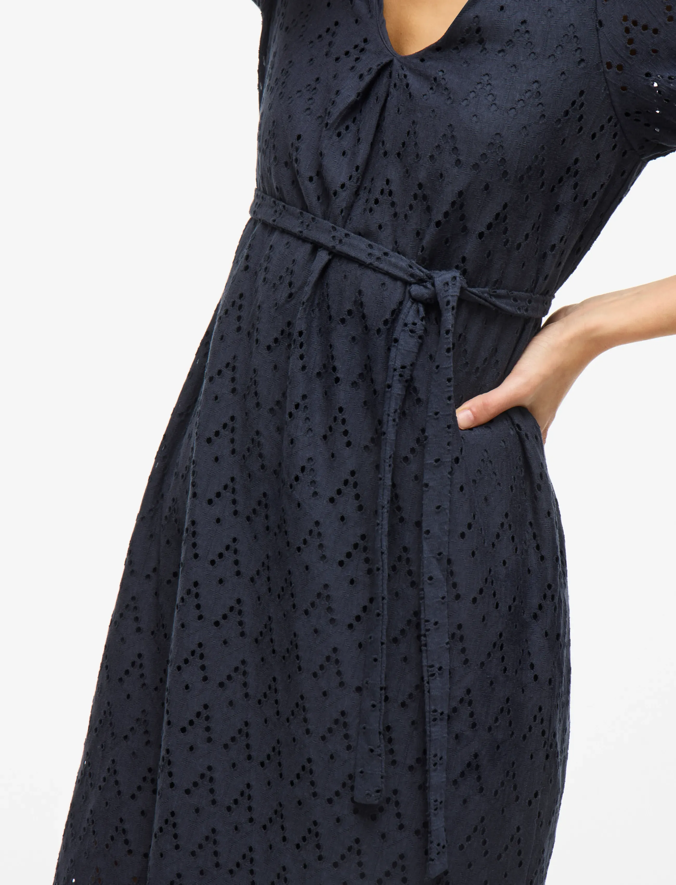 VILA Viamalina V-Neck S/S Dress/Pb korta klänningar dam – bild 6