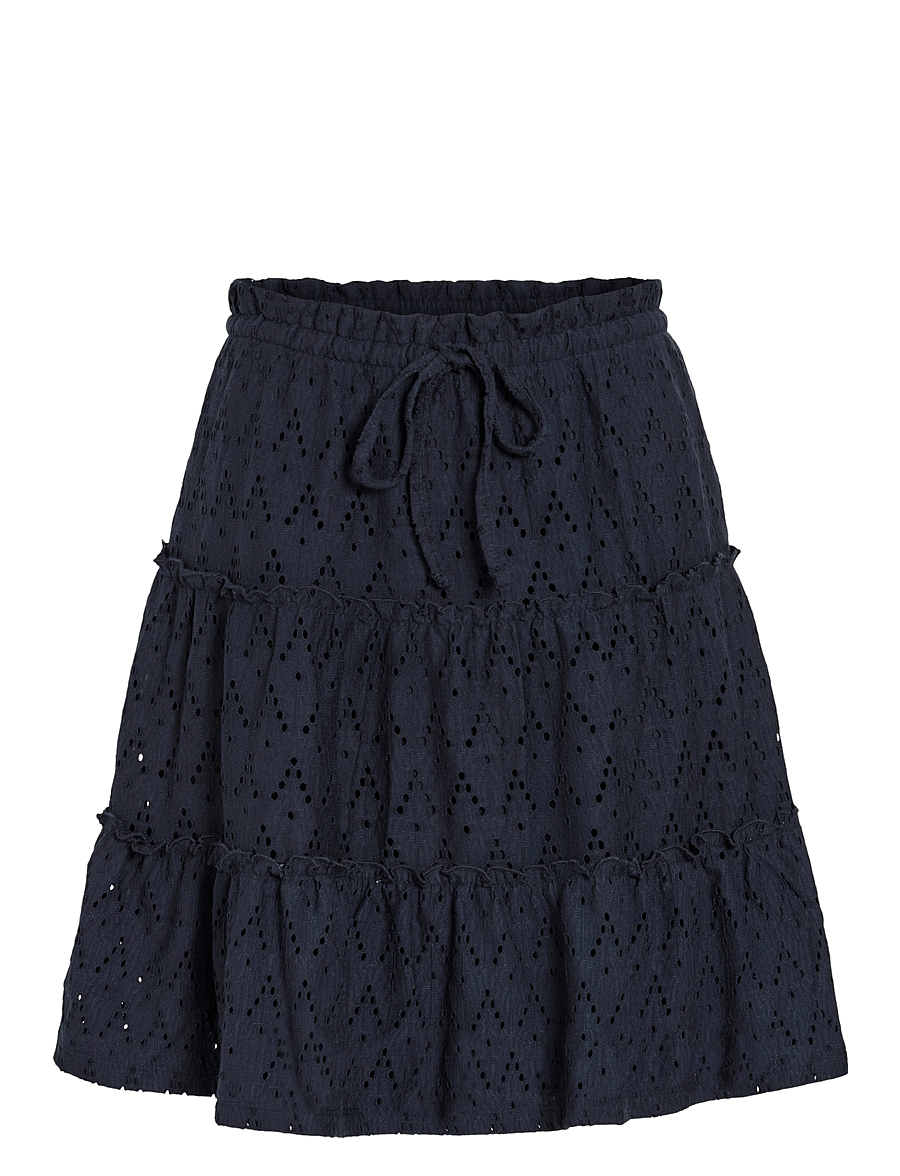 Vila - VIAMALINA HW SHORT SKIRT/PB - short skirts - navy blazer - 1