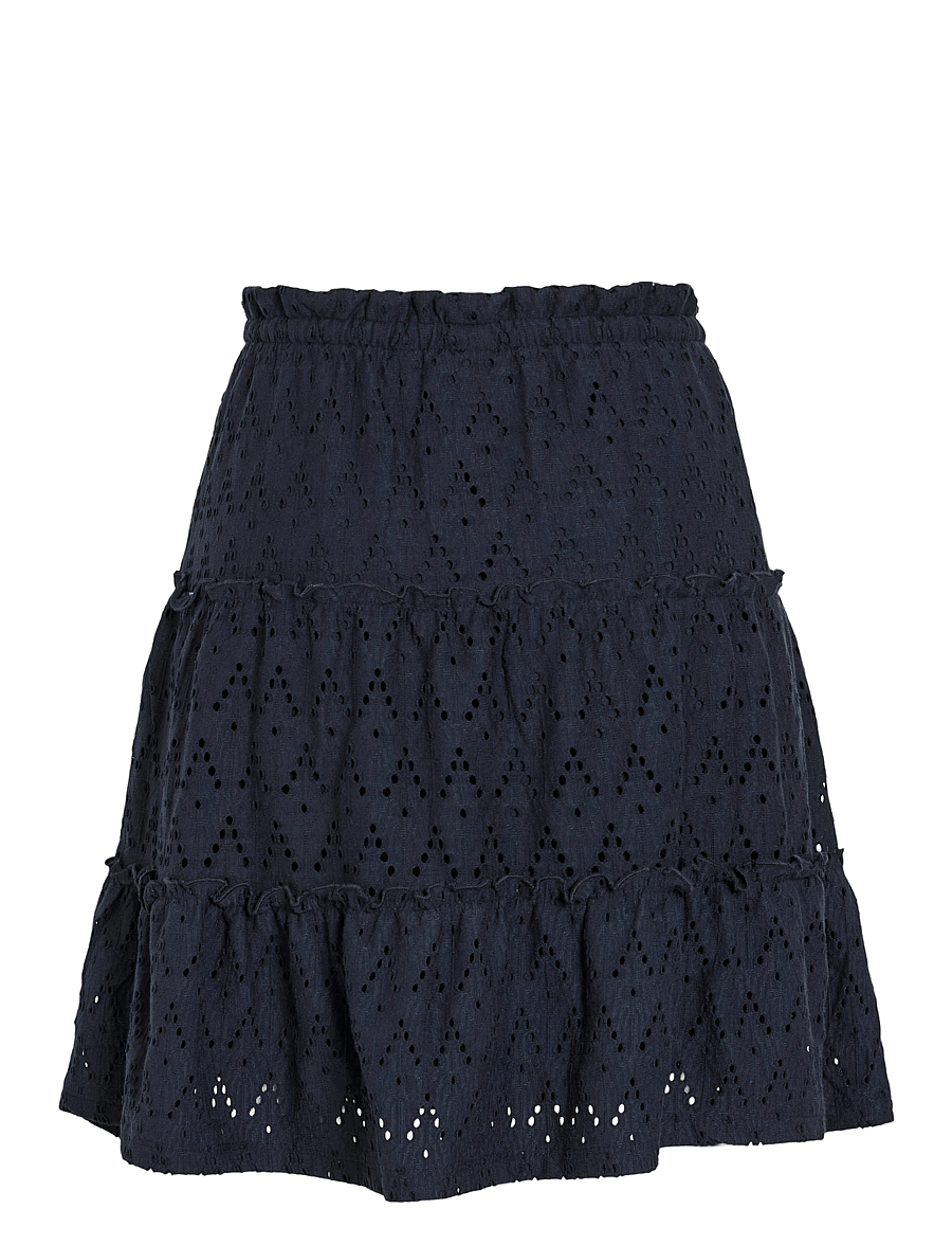 Vila - VIAMALINA HW SHORT SKIRT/PB - short skirts - navy blazer - 2