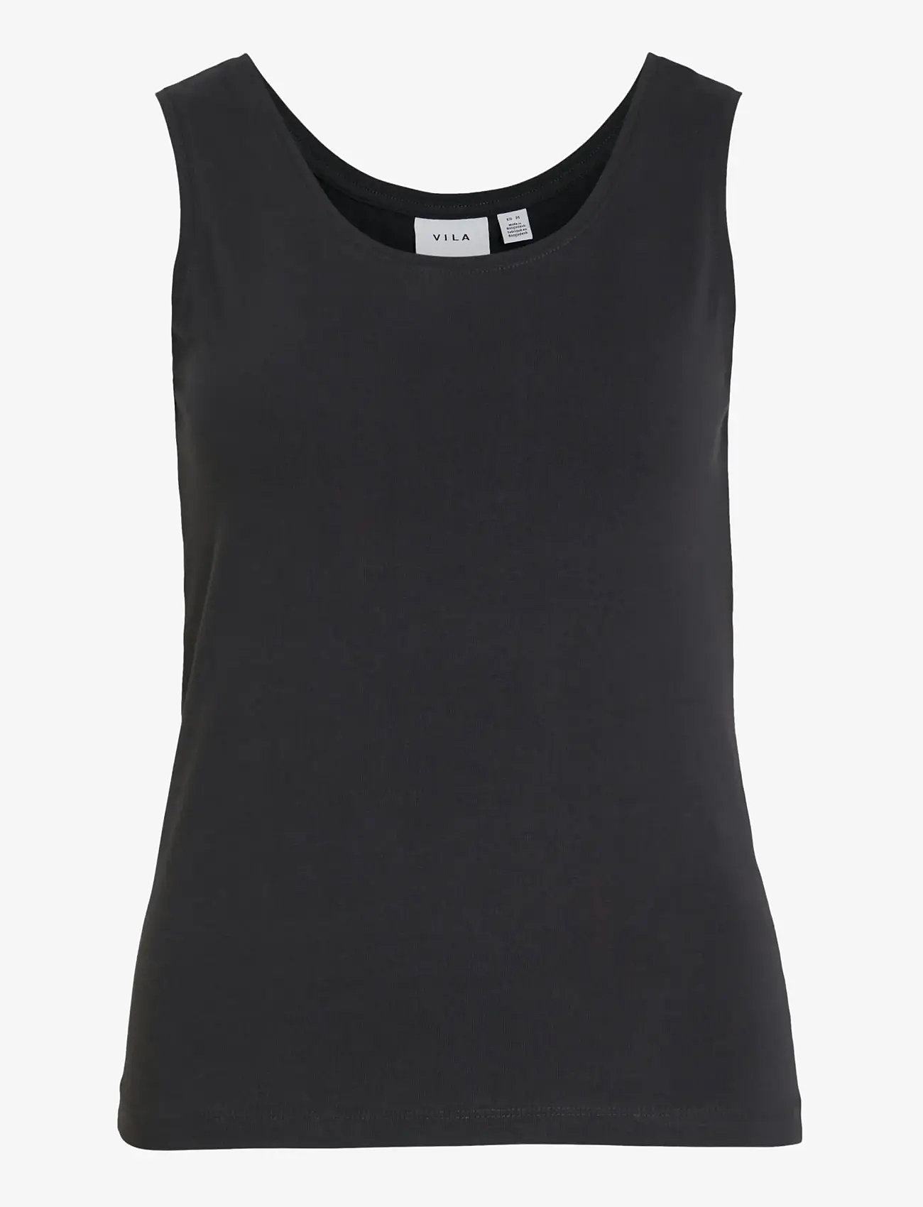 Vila - VINORA TANK TOP - NOOS - mouwloze tops - black beauty - 1