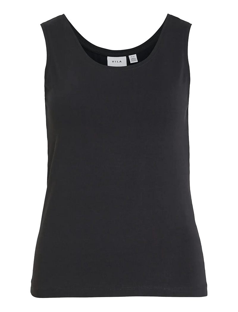 Vila - VINORA TANK TOP - NOOS - Ärmellose tops - black beauty - 1