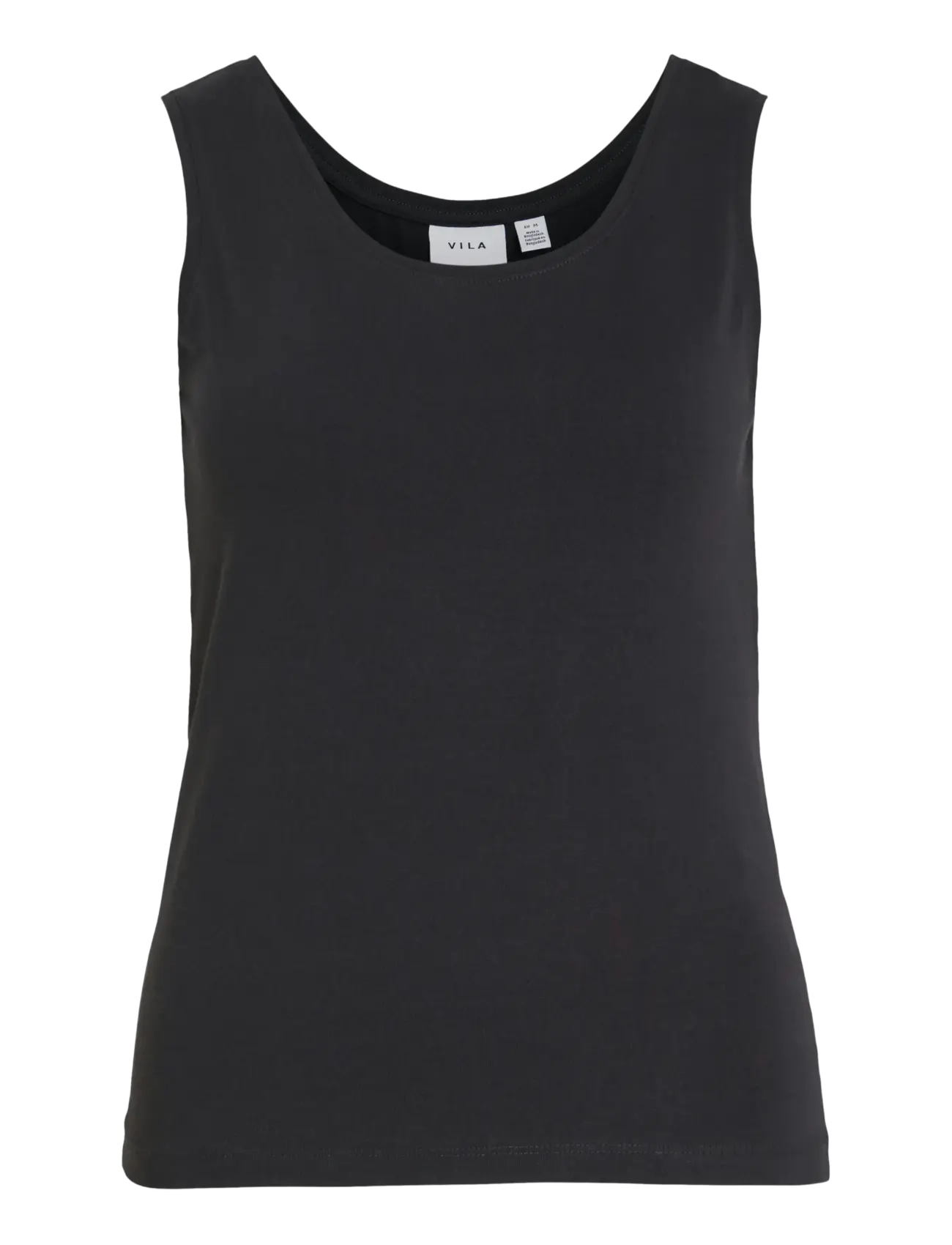 Vila VINORA TANK TOP - NOOS - Kampagne - BLACK BEAUTY / black