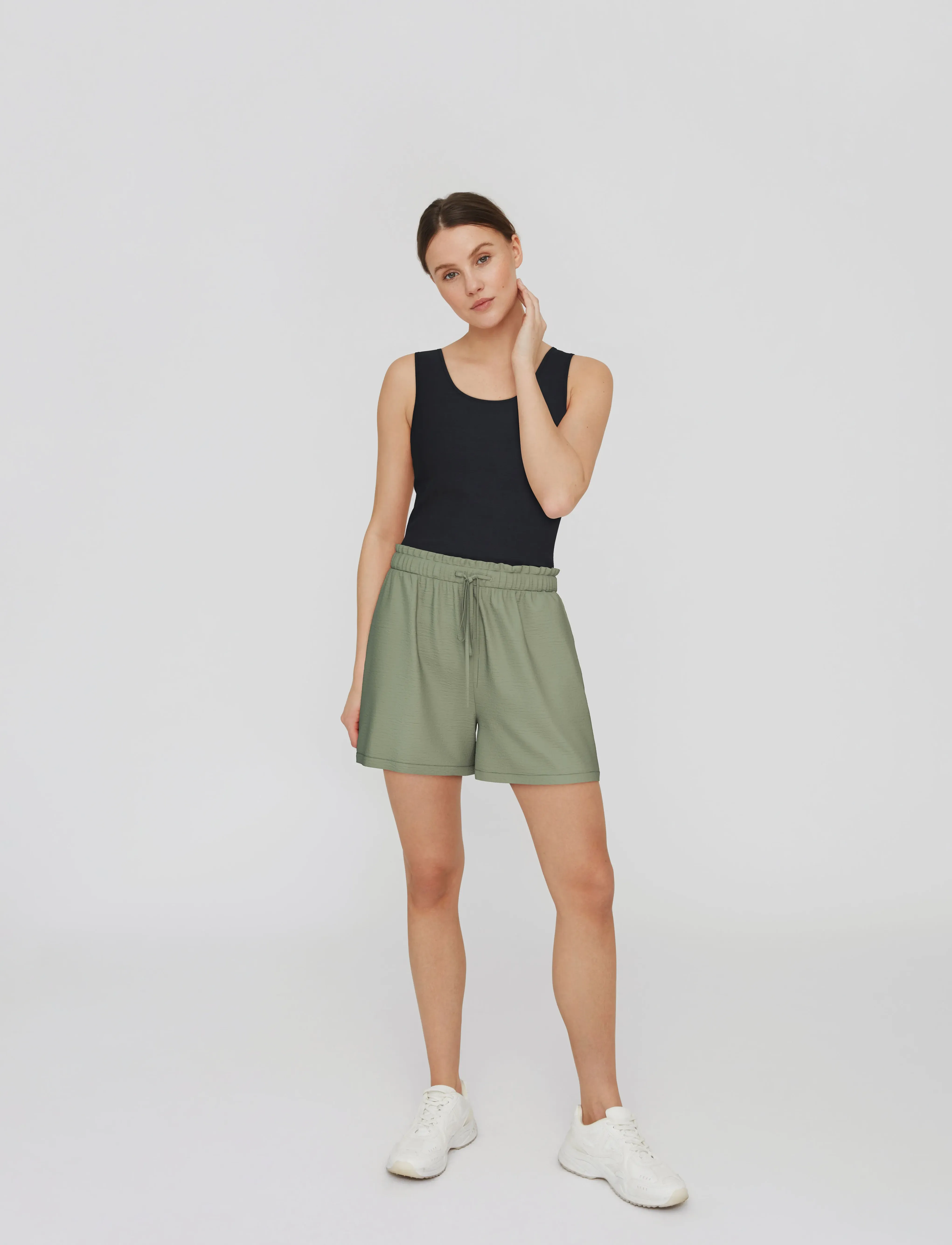 Vila - VINORA TANK TOP - NOOS - black beauty - 5