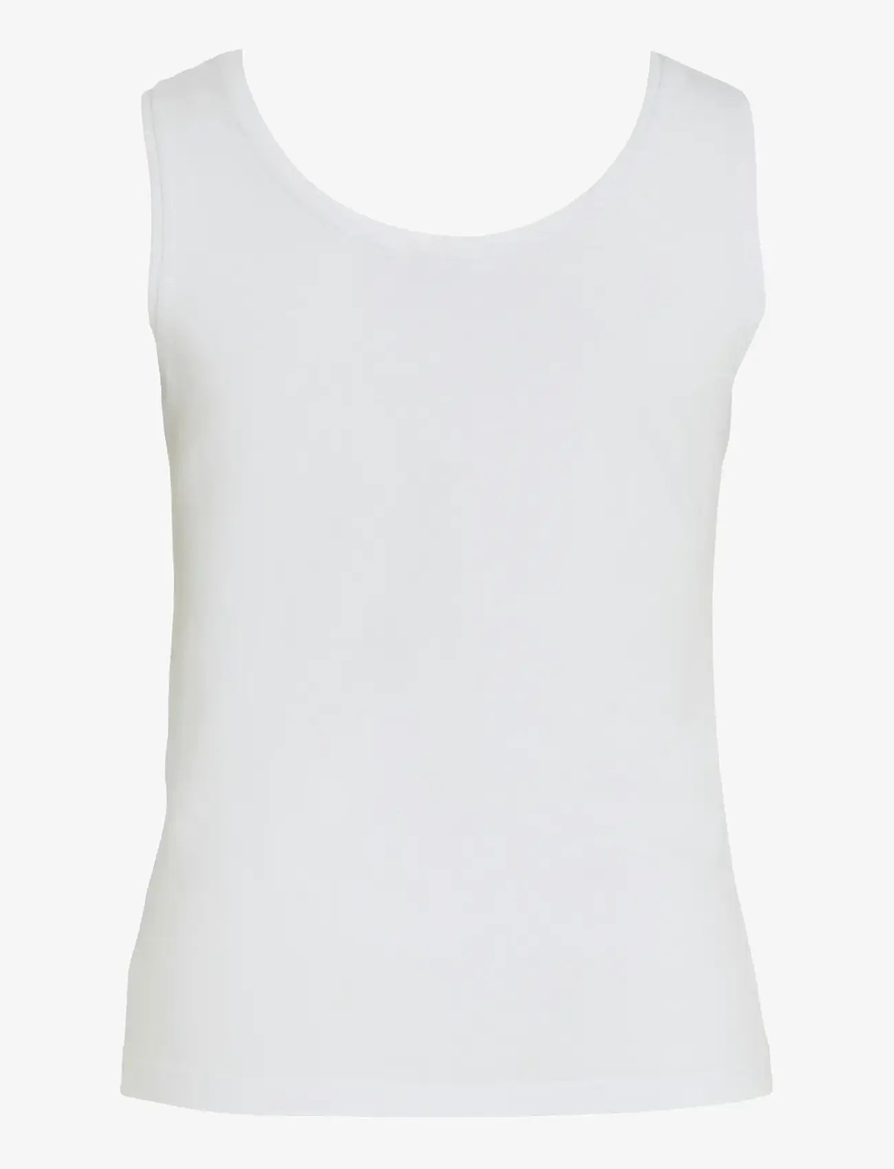 Vila - VINORA TANK TOP - NOOS - tanktops - bright white - 2