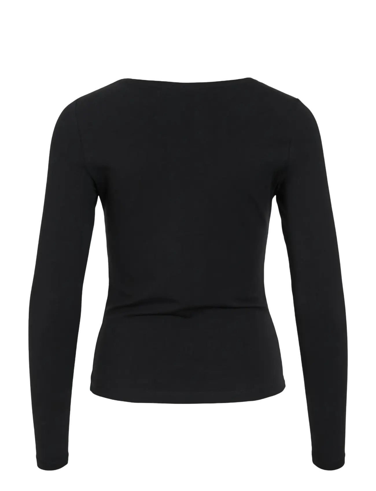 Vila - VINORA L/S O-NECK TOP - NOOS - långärmade toppar - black beauty - 2